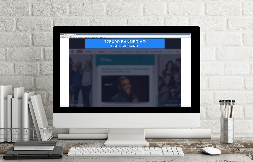 mobile ad formats- 728x90 banner ad